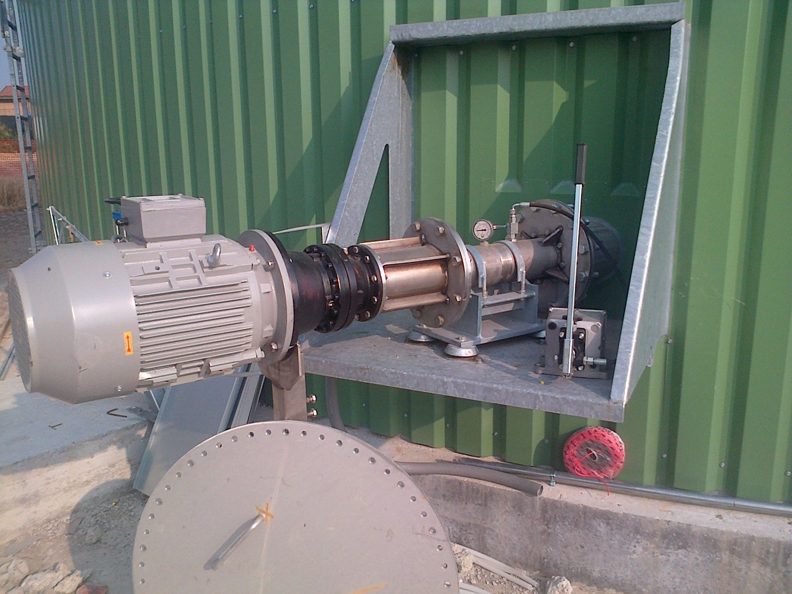 miscelatore orizzontale biogas